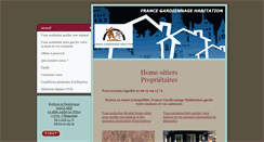 Desktop Screenshot of france-gardiennage-habitation.com